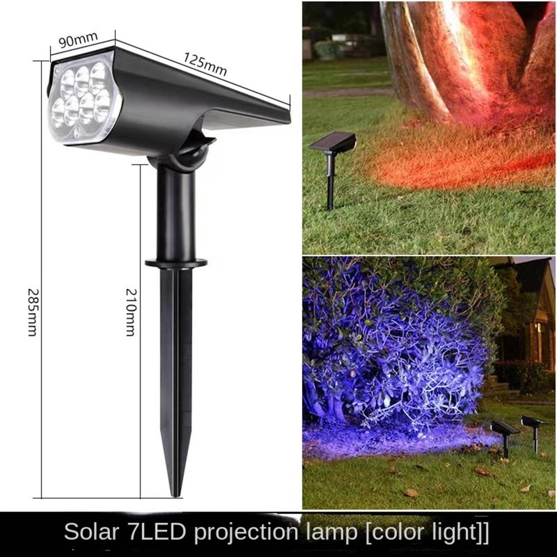 Solar Spot Lights Outdoor, 2 Pack Warm White Landscape Spotlights