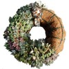 20" Living Wreath Wire Form with Coco Liner - 11"