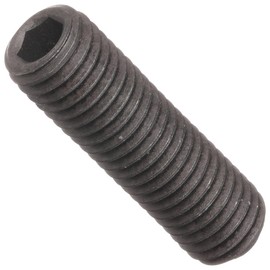 Alloy Steel Set Screw, Black Oxide Finish, Hex Socket Drive, Cup Point, Meets ASME B18.3/ASTM F912, 5/16" Length, 1/4"-20 UNC Threads, Imported (Pack of 100)