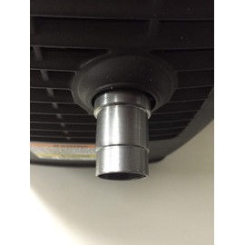 GenExhaust for Champion 2000 Watt Inverter Generator 1" exhaust galvanized steel extension 10 inch length