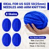 Chunky Chenille Yarn for Crocheting & Knitting, Jumbo Thick Soft