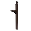 Architectural Mailboxes Landover Aluminum Mailbox Post, Venetian Bronze