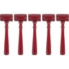 SAFIGLE 5pcs Red Judge Gavel Set for Kids Mini Gavel