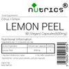 Nutrics® 600mg LEMON PEEL 100% Pure 90 V Capsules (1