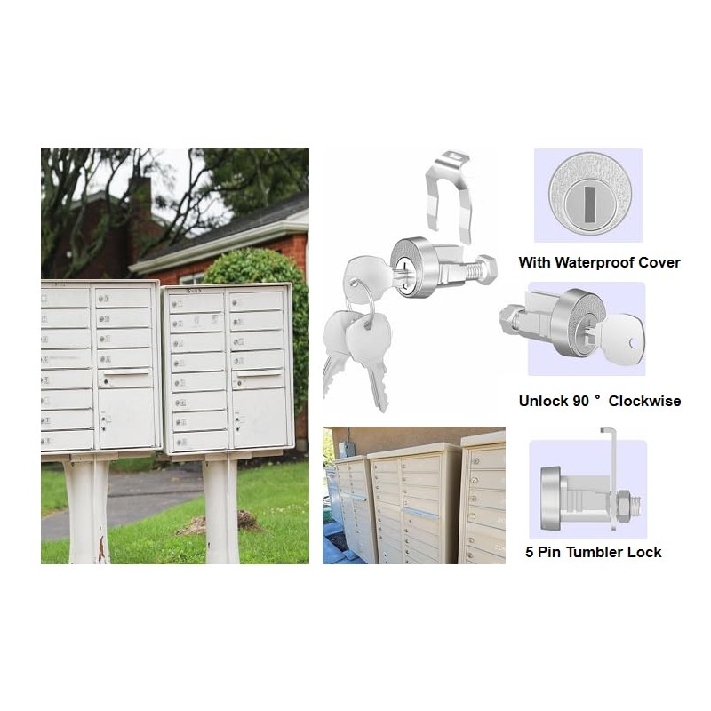 L-1172C Mailbox Lock Replacement - C9100 Replacement for USPS-L-1172C Mailbox