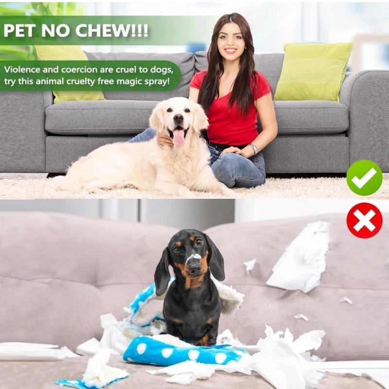 vyaji Bitter Apple Spray for Dogs to Stop Chewing, Alcohol-Free