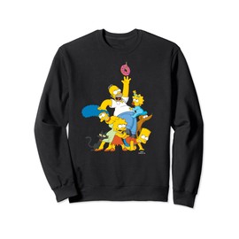 The Simpsons Family Donut Reach Sweatshirt