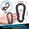 PAMAZY 2Pcs 4In Spring Snap Hooks 700LBS Capacity, Carabiner Clip,