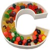 Number 2 Reusable Plastic Letter Charcuterie Board Box, Letter Food