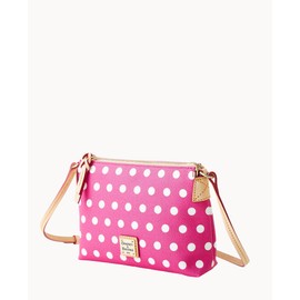 Dooney & Bourke Handbag, Polka Dot Crossbody Pouchette - Pink