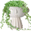 Fivepot Face Planter Pot 7 Inch - Cute Ceramic Flower