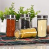 20 spice rack jars seasoning organizer kitchen set revolving stainless