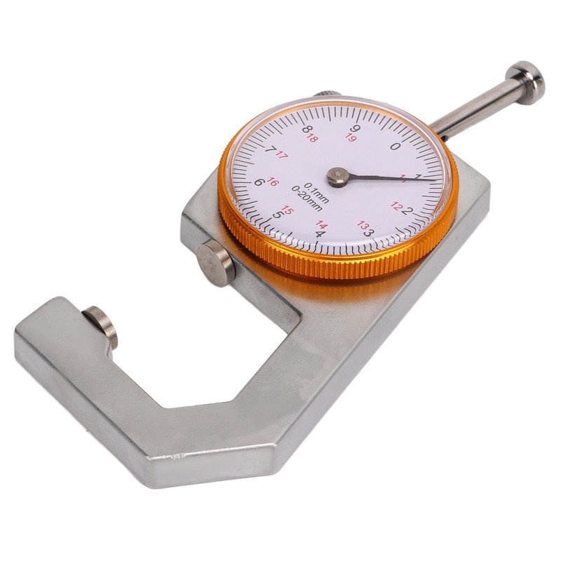 Thickness Gauge Micrometer Meter 0‑20mm 0.1mm Resolution Measuring Tool for
