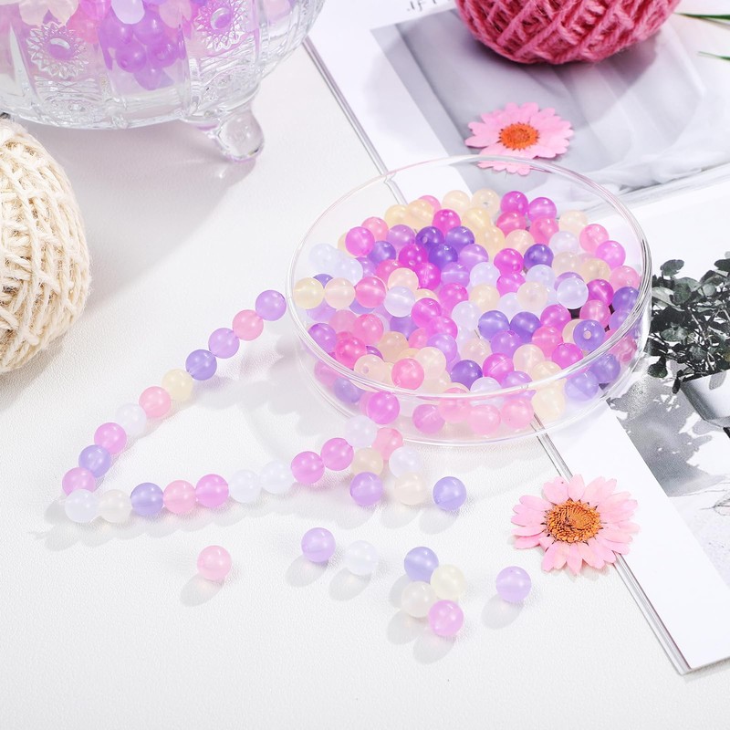 BESPORTBLE 1000PCS Color Changing Sun Sensitive Multi Color Plastic Pony