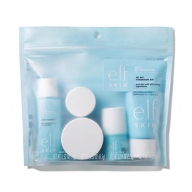 e.l.f. Jet Set Hydration Kit | TSA Friendly Skin Care | Cleanser, Balm, Moisturizer, Eye Cream and Night Cream