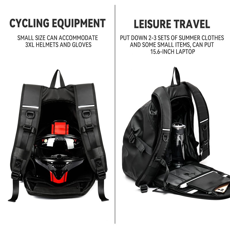 Motorcycle Backpack,Motorcycle Backpacks for Men,Motorcycle Backpack Waterproof,Helmet Backpack,Helmet Bag Small