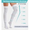 MGANG Ted Hose Thigh High Anti Embolism Compression Stockings for