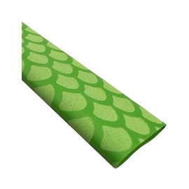 Accering Fishscale Pattern Fishing Rod Grip Heat Shrink Sleeving Fast Shrinkage for Sports Racquets (φ35mm, L3.3ft, Fruit Green)