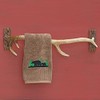 BLACK FOREST DECOR Antler Ridge Towel Bar – Rustic Polyresin