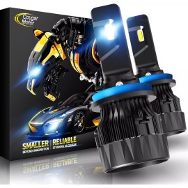 Cougar Motor H11 H9 H8 LED Fog Lights Bulbs 18000LM 6500K Cool White (Pair)