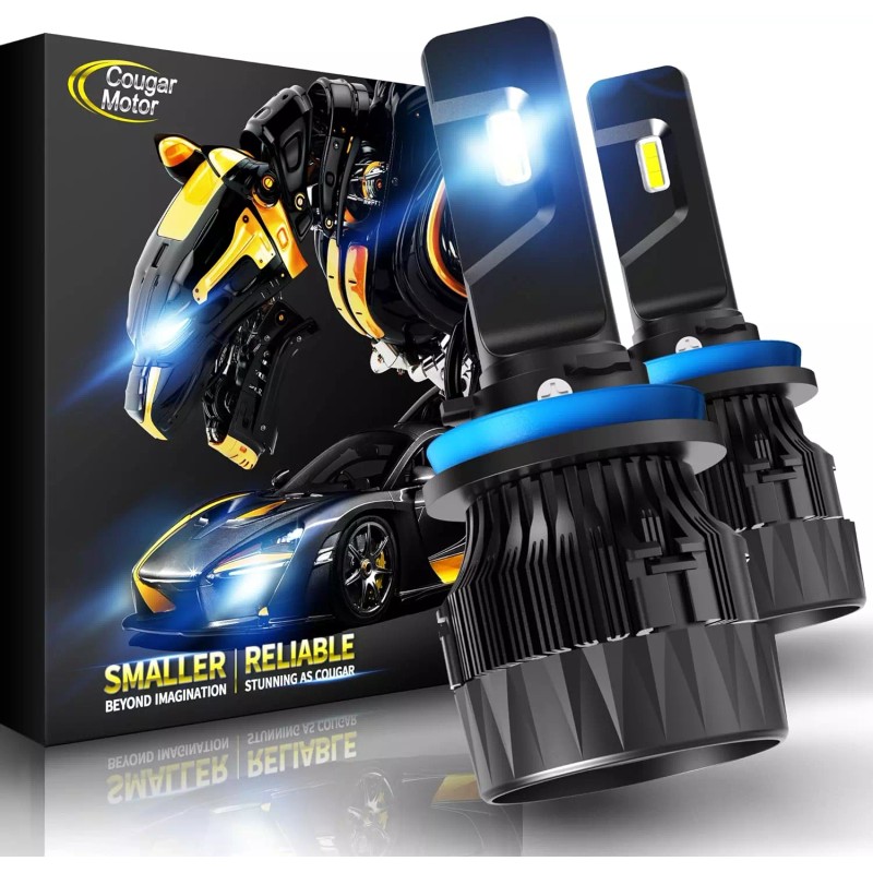 Cougar Motor H11 H9 H8 LED Fog Lights Bulbs 18000LM
