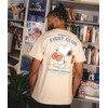 Riot Society Peanuts Snoopy's Fight Club Mens T-Shirt - Sand,