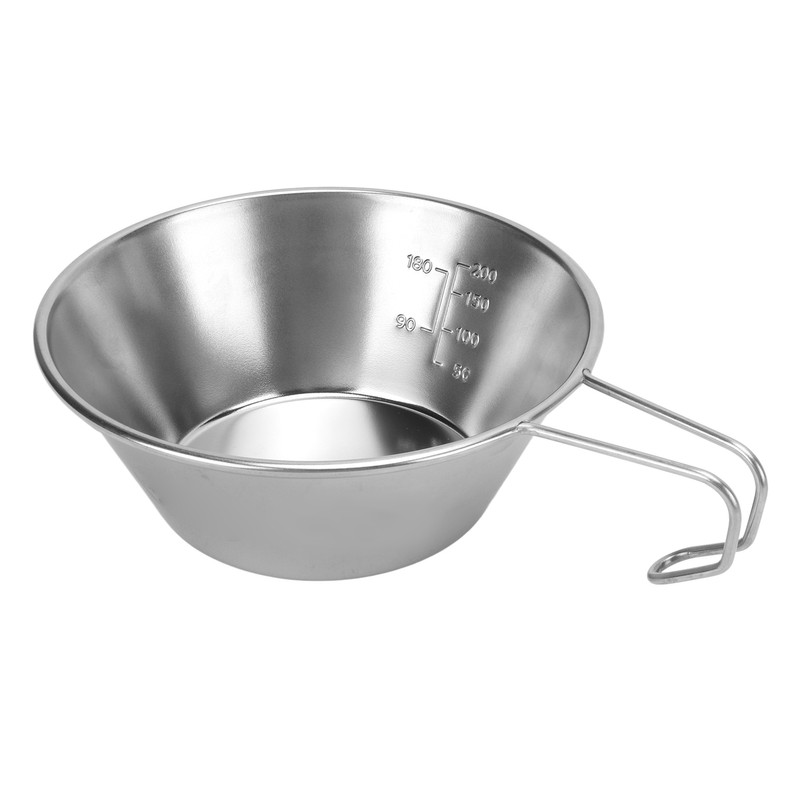 Stainless Steel Camping Sierra Cup Stackable Portable Stainless Steel Sierra
