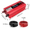Cantonape 1200W Car Power Inverter DC 12V to 110V/120V AC