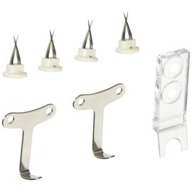 Toyo Kogei HHT23M-S2 [Bulk Purchase] Hyper Hooks, Metal Hooks, WT, Set of 2 for Plasterboard