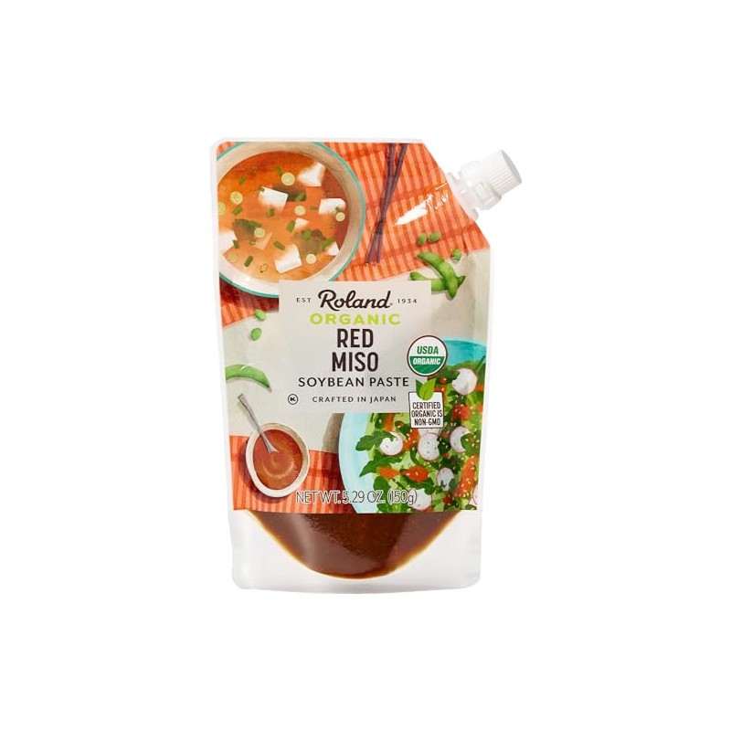 Roland Foods Organic Red Miso Paste, Specialty Imported Food, 5.29