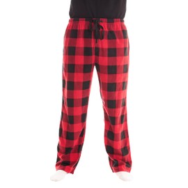 #followme Polar Fleece Pajama Pants for Men 45902-10678-RED-L