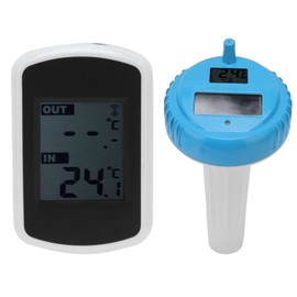 Swimming Pool Thermometer Floating Solar Wireless Thermometer Waterproof Swimming Pool Water Temperature Monitor for Swimming Pools, Water Parks, Hot Springs and Bathrooms