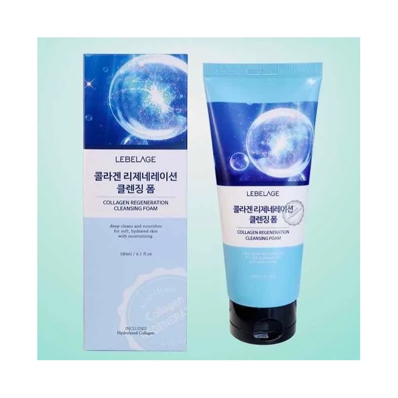 Jabon Espuma De Limpieza Facial Avena Y Colageno 180ml (2pz)