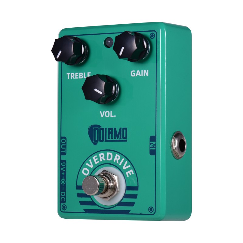 Dolamo D-12 Overdrive Guitar Effect Pedal with Treble Gain Volume