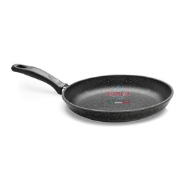 Olympia Hard Cook 11 Inch Non-Stick PFOA-Free Die-Cast Aluminum Fry Pan, Made in Italy