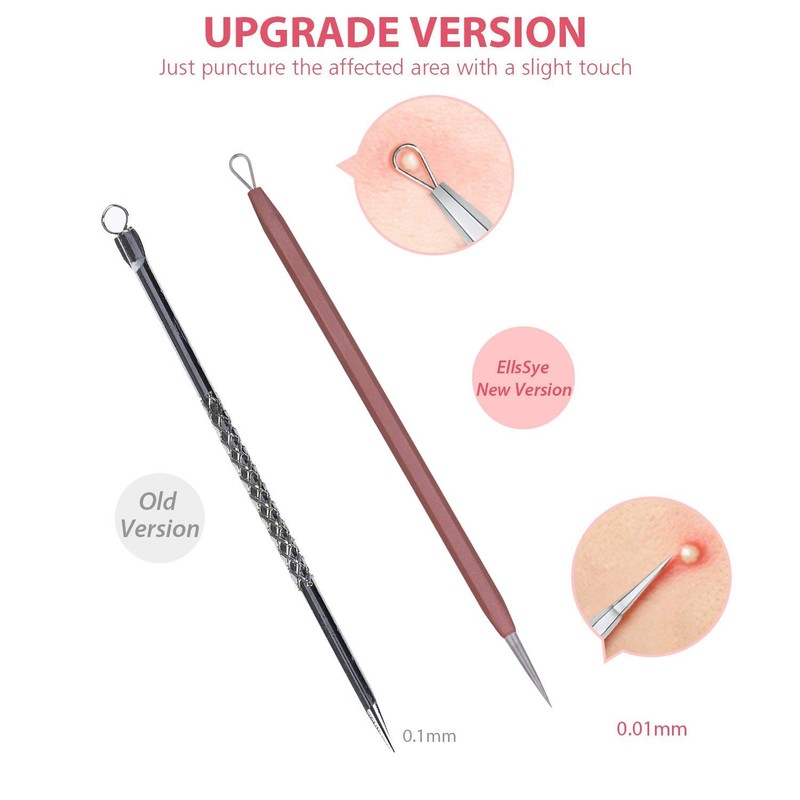 JPNK Blackhead Remover Tool Comedones Extractor Acne Removal Kit for