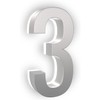 7 Inch LED House Numbers, ABS-Polymer, Premium Quality, Backlit LED