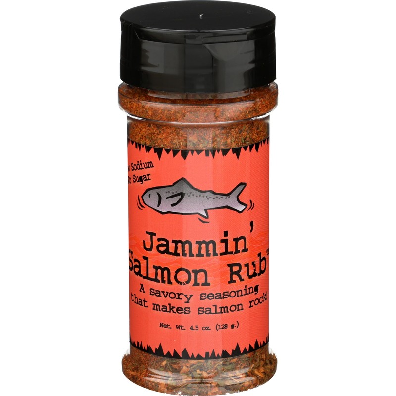 Moms Gourmet, Rub Jammin Salmon, 4.5 Ounce