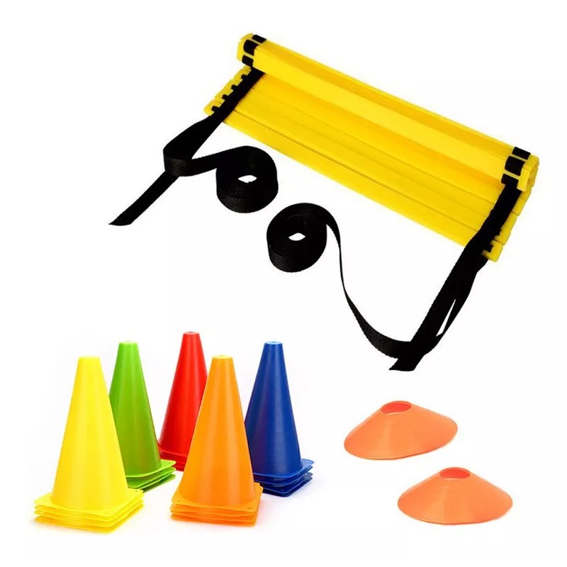 TOYGAGADE Entrenamiento De Fútbol 12 Tableros + 12 Conos +