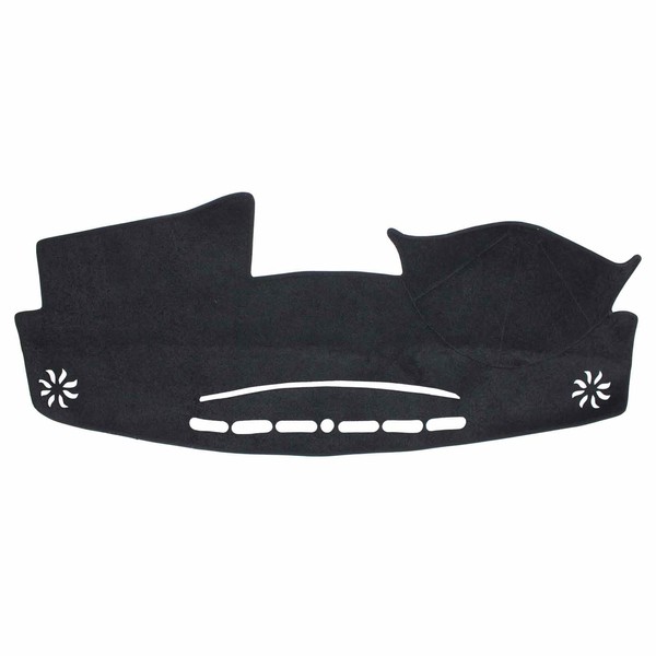 ApplianPar Black Dashmat Dashboard Cover Dash Mat Carpet Non-Slip for