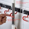 QBOSO Wall Mounted Mop and Broom Holder Stainless Steel S