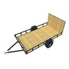 Utility Trailer Plans DIY Open Lawn Cargo Carrier 6' x