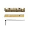 DIAO79NI Bass Guitar Nut Brass Roller Nut 38mm Adjustable Bass
