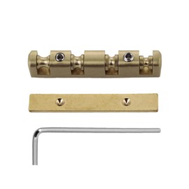DIAO79NI Bass Guitar Nut Brass Roller Nut 38mm Adjustable Bass Nut 4 String Electric BASS Guitar Replacement Parts