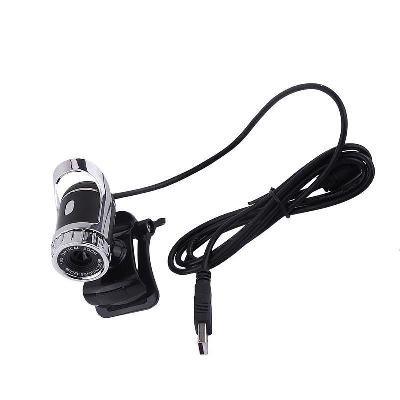 12M Pixels Clip on Webcam Web Camera HD 360° Rotating