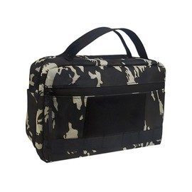 Milageto Toiletry Organizer Wash Bag Versatile Wear Resistant Water Resistant Cosmetic Case Skincare Supplies Bag for Outdoor Camping