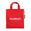 Good Plus Red Lunch Tote with Mesh Pocket (Large Size