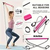 Multifunctional Pilates Stick, 1 Set Back Training Elastic Rope, Yoga