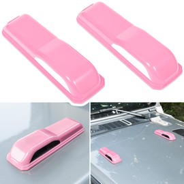 Engine Hood Hinge Cover Trim Exterior Accessories Decoration for 2018-2022 Jeep Wrangler JL JLU Sports Sahara Freedom Rubicon Unlimited Gladiator JT 2-Door & 4-Door (Pink 2PCS)