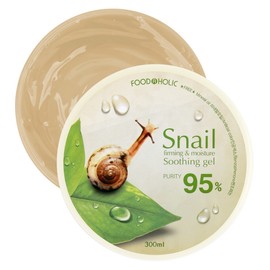 Foodaholic Snail Soothing Gel 300ml / Snail Mucin Soothing Gel Moisturizing Elasticity Cream / 푸드어홀릭 스네일 수딩젤 300ml 달팽이뮤신 수딩겔 보습 탄력크림